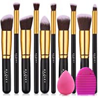 BEAKEY Set de pinceles de maquillaje Kabuki Foundation Foundation Face Powder Blush Pinceles sombra de ojos Kit de…